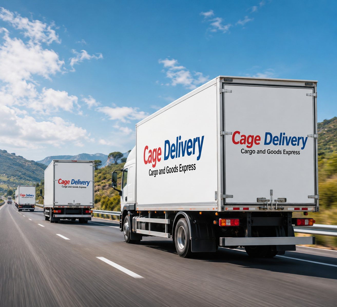 Cage Delivery Truck 7