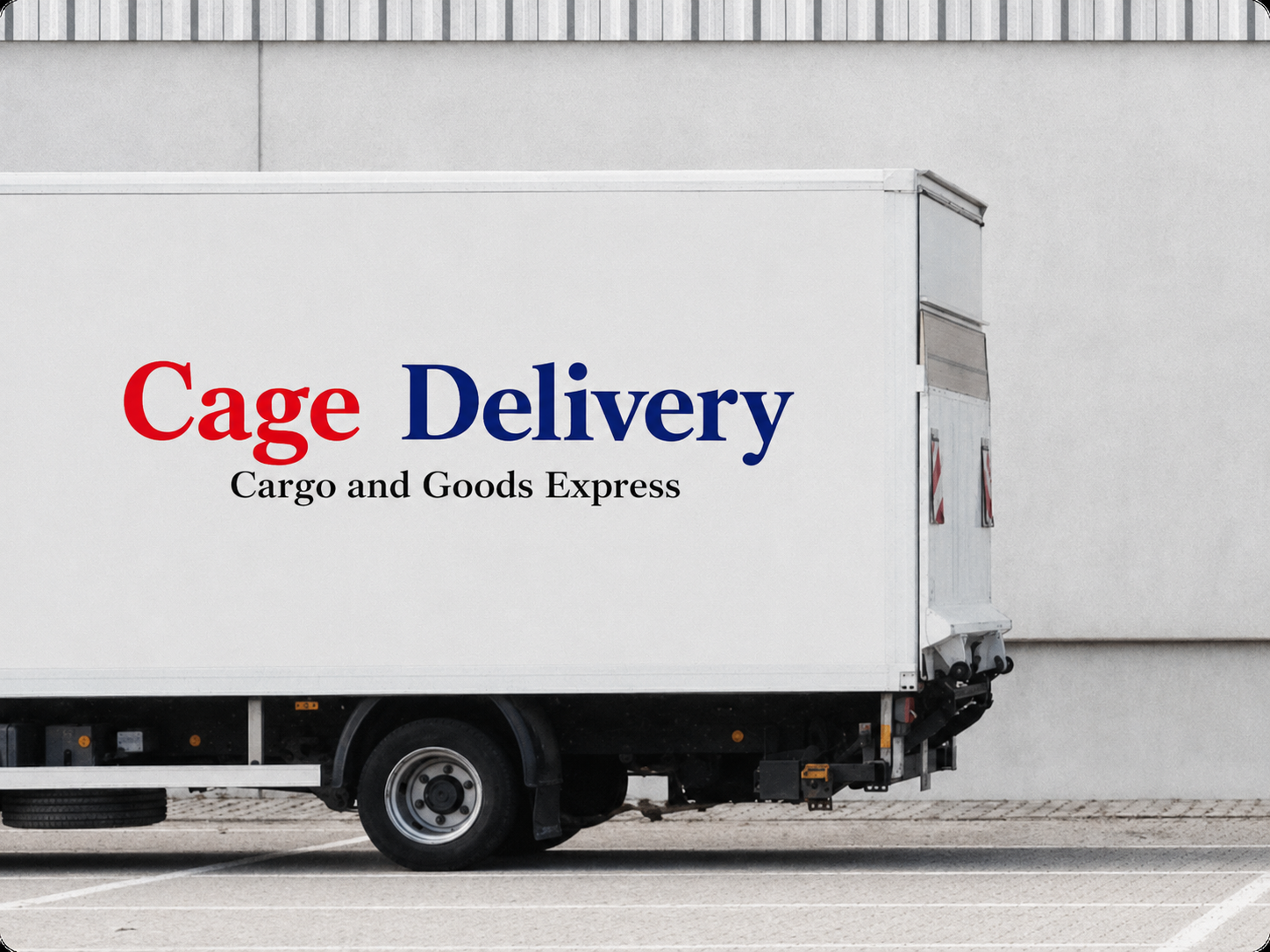 Cage Delivery Truck